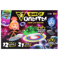 Набор для опытов &laquo;Фиксиопыты. Большой набор&raquo;, 12 опытов, Фиксики, Симка и Нолик