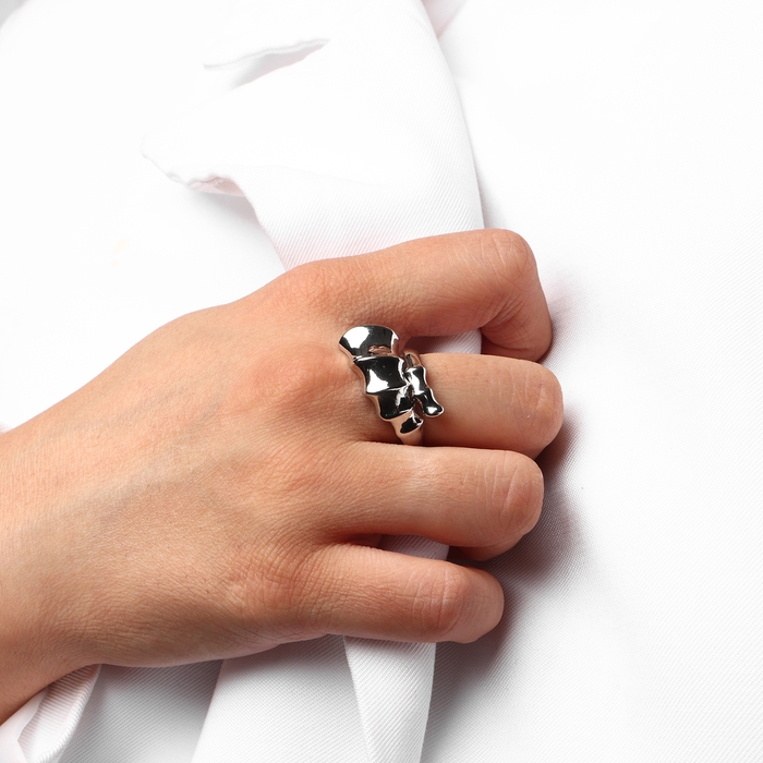 Кольцо металл «Ракушка» раковина, цвет серебро, размер 17 Кольцо металл «Ракушка» раковина, цвет серебро, размер 17