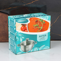 Кастрюля &laquo;Антея&raquo;, 4 л, d=22 см, капсульное дно, индукция