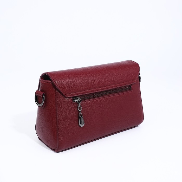 Сумка-мессенджер на магните, цвет бордовый Сумка-мессенджер на магните, цвет бордовый