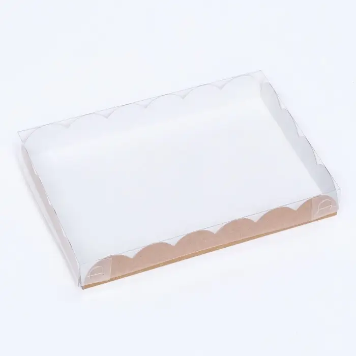 Коробка для печенья, крафт, 22&times;15&times;3 см