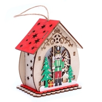 Новогодний декор с подсветкой &laquo;Щелкунчик&raquo; 9 &times; 7 &times; 11 см