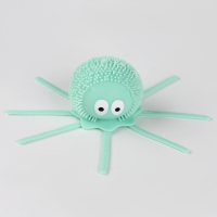 Мяч детский резиновый ёжка световой &laquo;Осьминог&raquo;, цвета МИКС , в шоубоксе