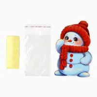Пакет под сладости &laquo;Снеговик&raquo;, 11 х 6 см