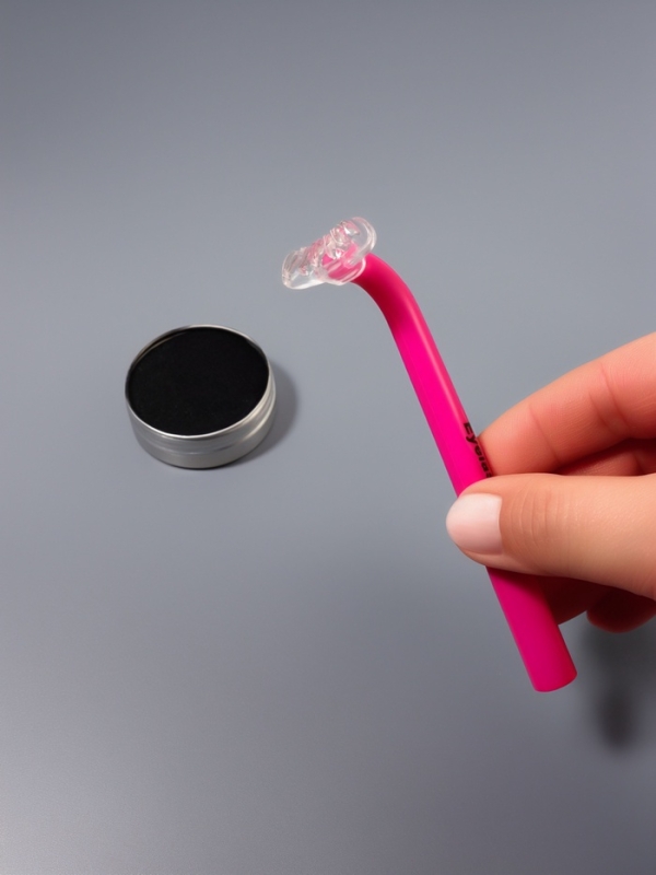 Набор д/макияжа трафареты нижних ресниц: 2 держ, 3 пары трафар, чернила пласт/короб QF