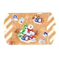 Коробка подарочная складная &laquo;Полярные мишки&raquo;, 19&times;14&times;4 см