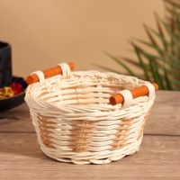 Корзина плетеная 16x15x8 см, ротанг