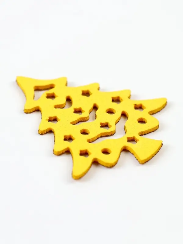 Декор "Золотые елочки", набор 6 шт.