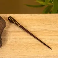 Заколка для волос &laquo;Спираль&raquo;, 17 см, дерево албезия