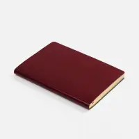 Ежедневник Nebraska Flex, недатированный, бордовый с золотистым