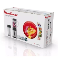 Мини-блендер Pulseo LM17GD10 с бутылкой, 400 Вт, стальной