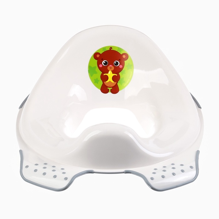 Детская накладка - сиденье на унитаз &laquo;Мишка&raquo; антискользящая, МИКС