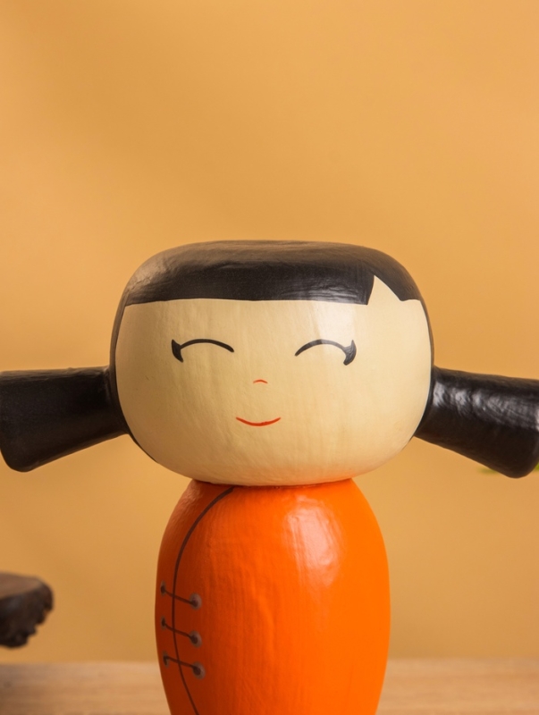 Деревянная кукла кокеши &laquo;Сати&raquo;, 15&times;9&times;15 см