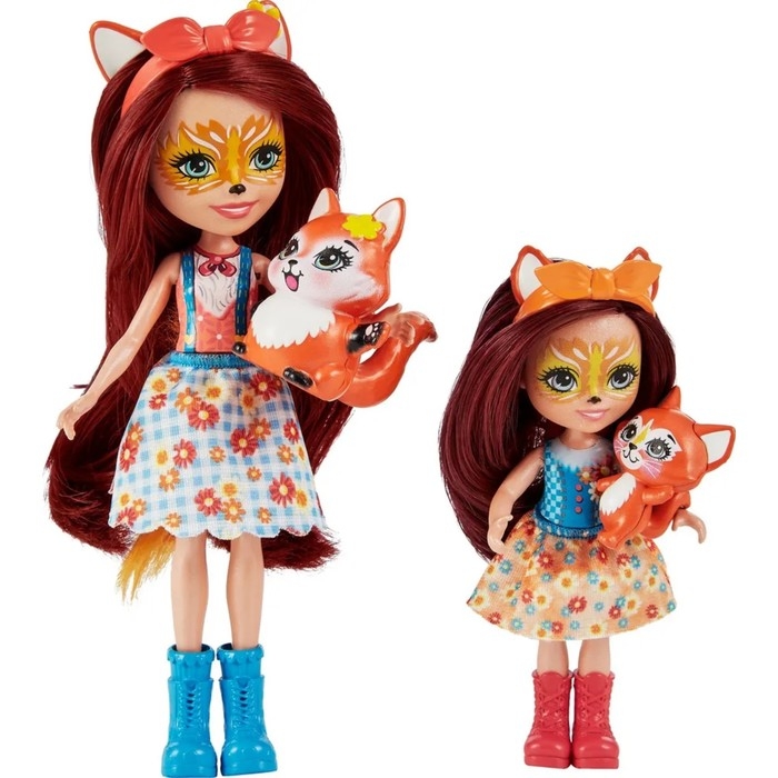 Игровой набор &laquo;Энчантималс. Сестрички Фелисити и Феана Лис с питомцами&raquo;
