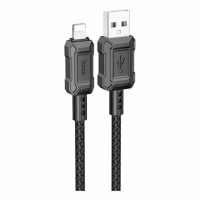 Кабель Hoco X94, Lightning - USB, 2.4 А, 1 м, передача данных, ПВХ, чёрный Кабель Hoco X94, Lightning - USB, 2.4 А, 1 м, передача данных, ПВХ, чёрный
