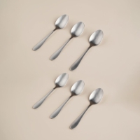 Набор столовых приборов из нержавеющей стали &laquo;Классик&raquo;, 24 предмета, в коробке, цвет серебряный