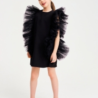 Платье нарядное детское MINAKU: PartyDress цвет чёрный, рост 110 Платье нарядное детское MINAKU: PartyDress цвет чёрный, рост 110