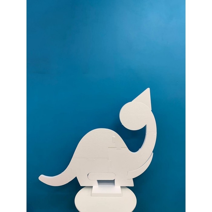 Каркас для аэромозаики фигура &laquo;Динозавр&raquo;, белый, 1 шт.
