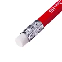 Карандаш чернографитный с ластиком ErichKrause "Classic 101", HB, грифель d=2.2 мм, пластик, шестигранный в коробке, микс