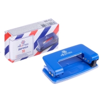 Дырокол металлический 10 листов, Attomex, синий