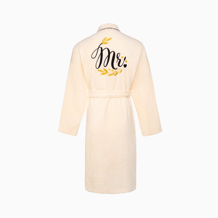 Халат махровый мужской Mister, размер 56-58, 100% хлопок