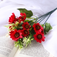 Букет "Альстромерия с зеленью" 27 см, микс