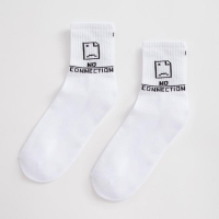 Носки мужские MINAKU &laquo;Game over&raquo;, цвет белый, размер 40-41 (27 см)