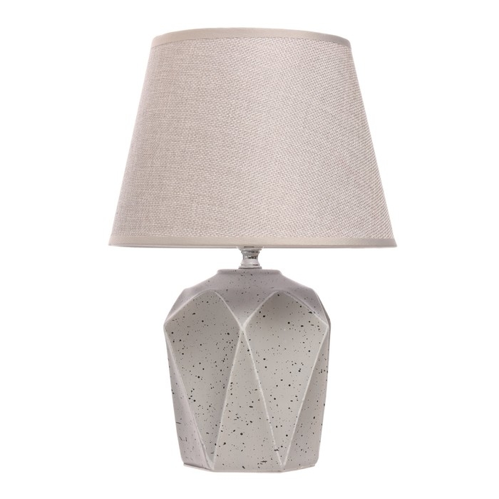 Настольная лампа Настольная лампа "Аурика" Е14 40Вт серый 22х22х34см