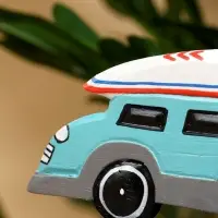 Календарь настольный "Машинка" дерево 11х5х14 см