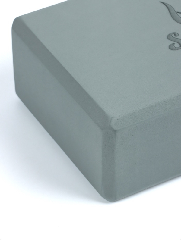 Блок для йоги 23 х 15 х 7,5 см, вес 120 гр, цвет серый Блок для йоги 23 х 15 х 7,5 см, вес 120 гр, цвет серый
