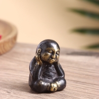 Сувенир бронза "Монах" 3х4х6 см