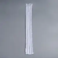 Молния &laquo;Спираль&raquo;, №5, разъёмная, замок автомат, 70 см, белая, сиреневая