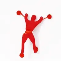 Липучка &laquo;Человек&raquo;, сползает по стеклу, цвета МИКС