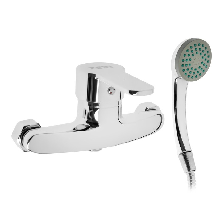 Смеситель для душа ZEIN Z2747, картридж 35 мм, с душевым набором, хром Смеситель для душа ZEIN Z2747, картридж 35 мм, с душевым набором, хром