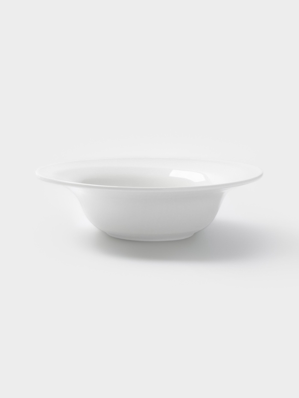 Тарелка глубокая Hanna Kn&ouml;vell, d=24.8 см, фарфор, белая