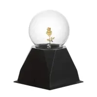 Плазменный шар "Роза золотая" 21х14х10 см RISALUX