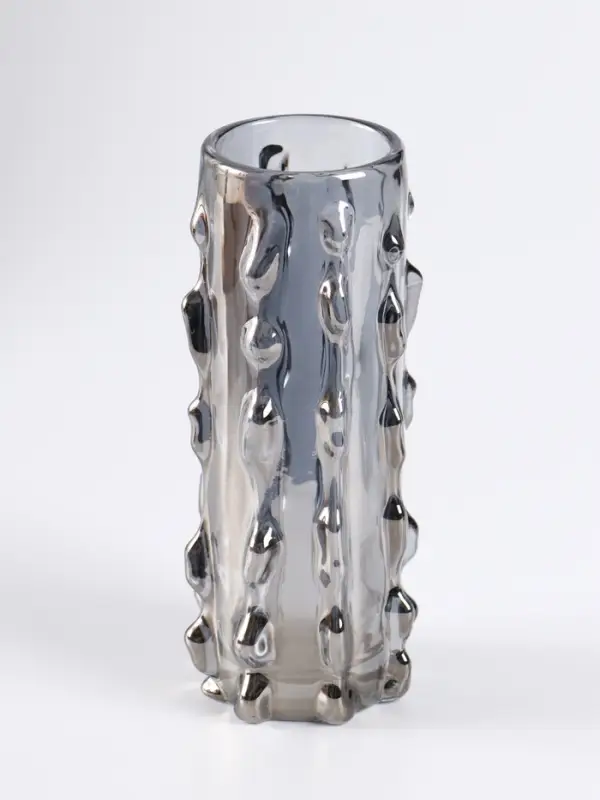 Ваза &laquo;Алонзо&raquo;, 18&times;6 см, стекло, чёрная