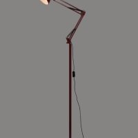 Торшер "Валли" 1х40Вт Е27 бордовый 28,5х28,5х178см