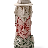 Стакан для коктейлей "Тики", три лица, керамика