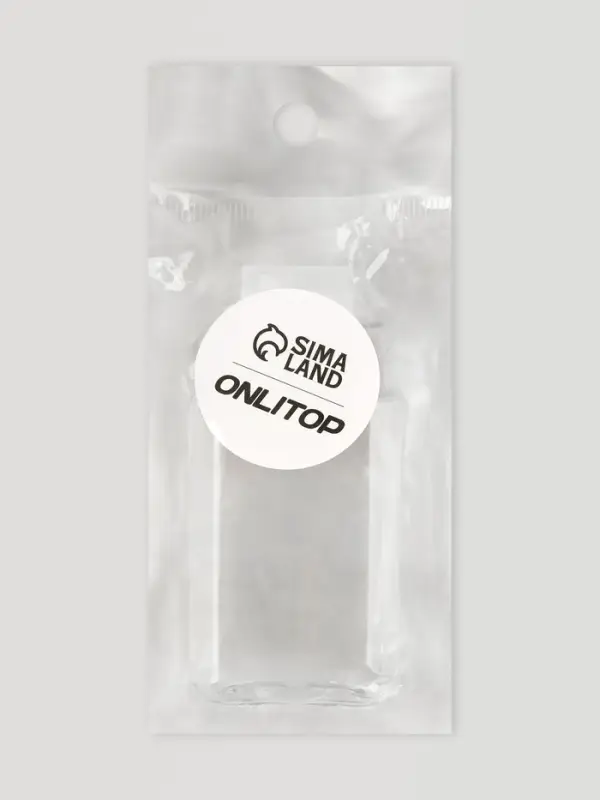 Бутылочка для хранения, 60 мл, цвет прозрачный