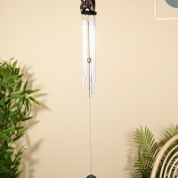 Музыка ветра "Совёнок" дерево, алюминий 9х8х100 см