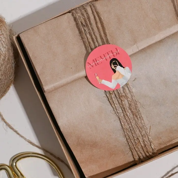 Наклейки новогодние бумажные &laquo;Время мечтать&raquo;, на подарки, 9 х 16 см