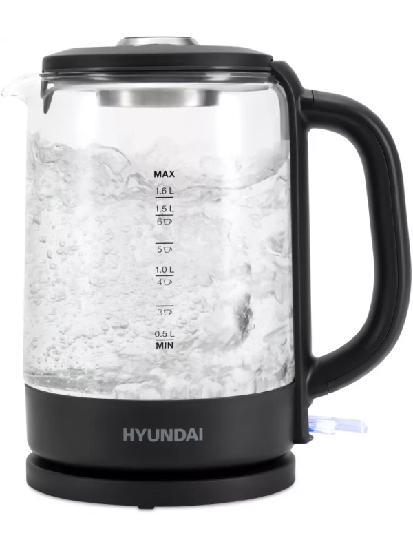 Чайник HYK-G3402 1.7л. 2200Вт серый