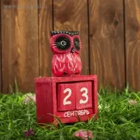 Настольный календарь "Умная сова" 11х5,5х18 см МИКС