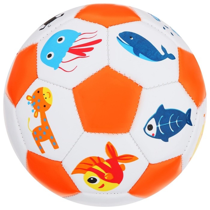 Футбольный мяч, машинная сшивка, 32 панели, р. 2, EVA, цвета МИКС