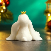 Фигурное мыло "Милый зайчик" белый, 95гр