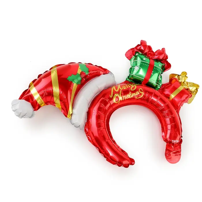 Ободок новогодний воздушный 14" &laquo;Новогодняя шапка&raquo;