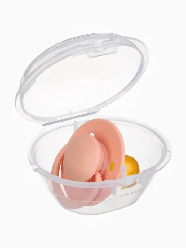 Соска - пустышка классическая, латекс, цв.персиковый, в контейнере, от 6 мес., M&B