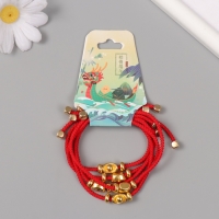 Браслет фен-шуй "Золотой слиток Ямб" регулируемая длина набор 5 шт