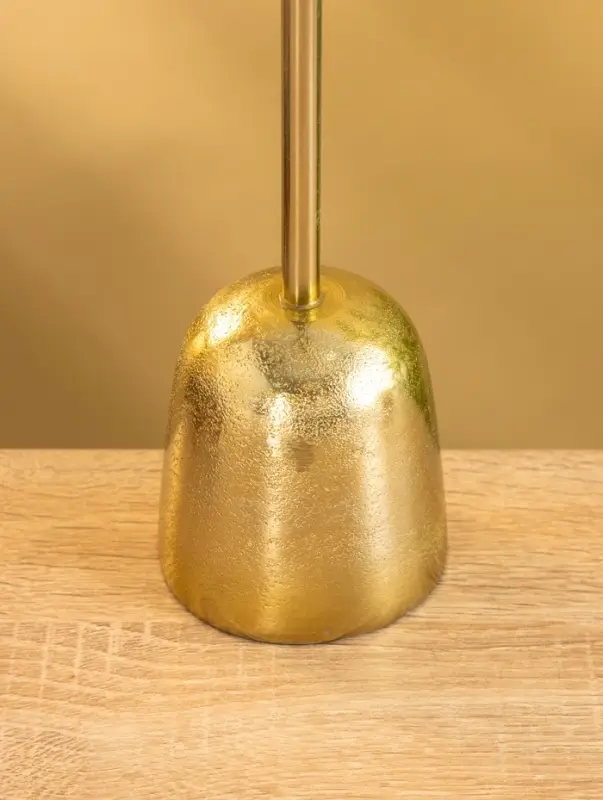 Подсвечник "Факел" алюминий 38 см, цв. золото